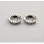 Сережки Булгарі Maxi Silver 9346 1.6х0.3 см Сріблястий