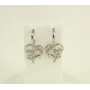 Серьги мама и ребенок Maxi Silver 8197 3.5х2 см Серебристый