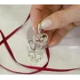 Серьги мама и ребенок Maxi Silver 8197 3.5х2 см Серебристый