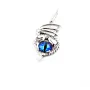 Кулон дракон из Maxi Silver 9352 3.5 см Серебристо-синий