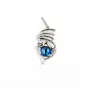 Кулон дракон из Maxi Silver 9352 3.5 см Серебристо-синий