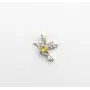 Підвіска колібрі Maxi Silver 9320 1.4х1.5 см Сріблясто-жовтий