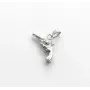 Кулон револьвер Maxi Silver 9317 1.8х2.5 см Сріблястий