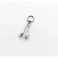Кулон булава гімнастична Maxi Silver 9312 2.5 см Сріблястий