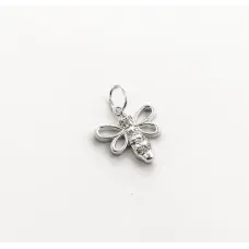 Кулон бджола Maxi Silver 9310 1.8х1.5 см Сріблястий