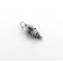 Кулон мікрофон Maxi Silver 9309 0.8х2 см Сріблястий