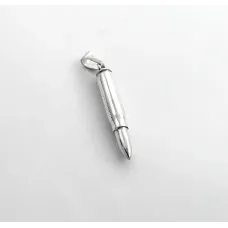 Кулон патрон 556 Maxi Silver 9307 4 см Сріблястий