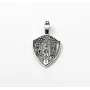 Кулон Георгій Побідоносець Maxi Silver 9304 3.7х2.8 см Сріблястий