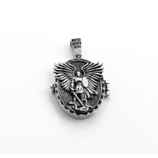 Кулон Архангел Михайло Maxi Silver 9303 2.8х3.5 см Сріблястий