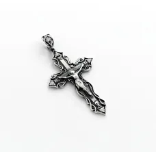 Хрест золотий Maxi Silver 8467 5 см Сріблястий