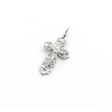 Маленький хрест Maxi Silver 7629 2.5 см Сріблястий