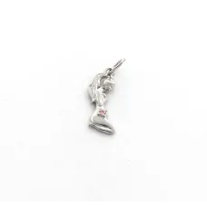 Підвіска вагітна дівчина Maxi Silver 7375 2 см Сріблястий
