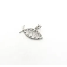 Підвіска Ісус Maxi Silver 7361 2.5 см Сріблястий