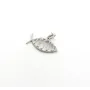 Підвіска Ісус Maxi Silver 7361 2.5 см Сріблястий