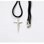 Хрестик маленький Maxi Silver 6889 4.8 см Сріблястий