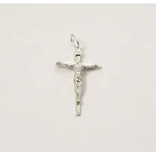 Хрестик маленький Maxi Silver 6889 4.8 см Сріблястий