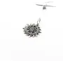 Оберіг алатир у сонячному колі Maxi Silver 9357 2.2 см Сріблястий