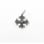 Мальтійський хрест Maxi Silver 9328 2.2 см Сріблястий