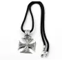 Кулон Мальтійський хрест Maxi Silver 9308 2.7 см Сріблястий (89308)
