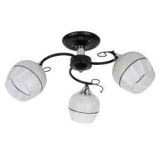 Люстра стельова Sunlight N3314/3 чорний Люстра стельова Sunlight N3314/3 чорний