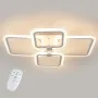 Стельова LED люстра світлодіодний світильник Sunlight білий 5667/2+2