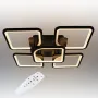 Стельова LED люстра світлодіодний світильник Sunlight чорний 5631/4+1