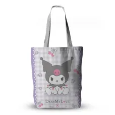 Екосумка шопер Bioworld Куромі Kuromi Моя Мелодія Onegai My Melody Dear My Love 33х39см (23248) Екосумка шопер Bioworld Куромі Kuromi Моя Мелодія Onegai My Melody Dear My Love 33х39см (23248)
