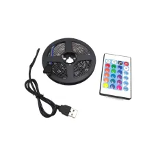 Светодиодная лента на силиконе с пультом управления LED Strip Light SMD 5050 RGB 30 LED/m USB 2 м