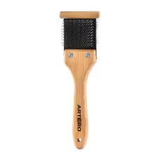Щітка для видалення підшерстя двостороння гнучка середня Artero Nature Collection 21х6 см Щітка для видалення підшерстя двостороння гнучка середня Artero Nature Collection 21х6 см