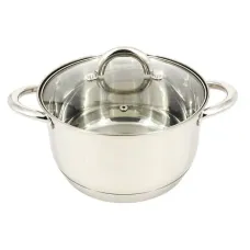Каструля з кришкою A-PLUS 2159 4.7 л Сталевий
