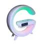 Настільна лампа-нічник Led Wireless Charging Speaker Google G11 8527 15W White