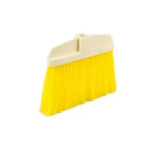 Мітла вулична MASTERTOOL GM YELLOW плоска без ручки 240х40х135 мм пластикова колодка ВР (14-6531)