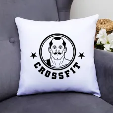 Подушка декоративна з принтом Crossfit 3 Push IT Білий Кавун П000641
