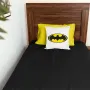 Подушка декоративная с принтом Логотип Бэтмена Летучая мышь Sleep Batman Push IT Белый Кавун П000739
