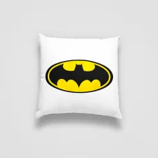 Декоративна подушка з принтом Логотип Бетмена Кажан Sleep Batman Push IT Білий Кавун П000739