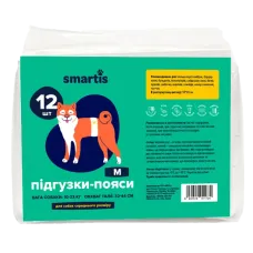 Подгузники Smartis M  Для ежедневного использования 55x20 см 12 шт