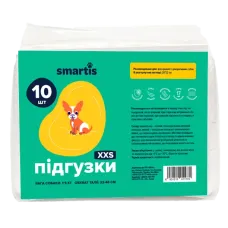 Подгузники Smartis ХXS для сук для ежедневного использования 28х22 см для собак и кошек 10 шт