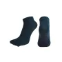 Носки для йоги и пилатеса нескользящие закрытые Amber Grip петроль 35-40