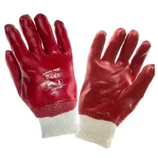 Рукавиці захисні з покриттям ПВХ Lahti Pro 2401 10(XL) червоні Рукавиці захисні з покриттям ПВХ Lahti Pro 2401 10(XL) червоні