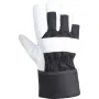 Перчатки защитные кожаные LahtiPro 2725 10(XL) черно-белые