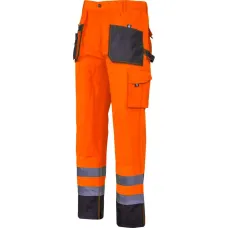 Штани сигнальні Lahti Pro 40526 2XL помаранчеві Штани сигнальні Lahti Pro 40526 2XL помаранчеві