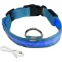 Светодиодный LED ошейник No Brand Blue XL USB