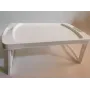 Столик поднос пластиковый раскладной Гемопласт Белый