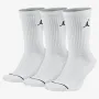 Носки Jordan Ed Cush Poly Crew 3Pr 144 (DX9632-100) 42-46 Белый