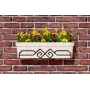 Металева підставка для квітів та вазонів Adore Décor 12х16х51 см Чорний