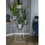 Комплект металевих підставок для квітів та вазонів Adore Décor Скандинавські 3 шт Білий