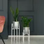 Комплект металевих підставок для квітів та вазонів Adore Décor Британські M/S 2 шт Білий