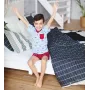 Пижама летняя детская для мальчика футболка с шортами GABBI Серф Красный на рост 98 (11598)