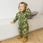 Комбінезон дитячий-ромпер для хлопчика на блискавці GABBI КВ-22-1-2 Dino Зелений на зріст 80 (13199)