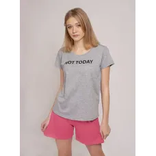 Костюм для дому двійка 100% бавовна Vivioji Сірий XL (12312)